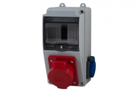 Rozdzielnica LAGO 5M - gniazda 16A 5p, 230V /5 modułów/