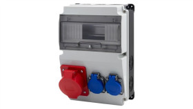 Rozdzielnica Lago 10M Bicolor - Gniazda 32A 5P, 2X230v /10 Modułów/