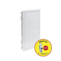 Rozdzielnica modułowa podtynkowa RWN 3 X 12 drzwi metalowe + 3x1P B16 RX3 602433P