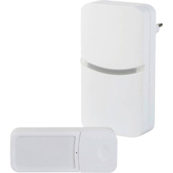 Baseline 70709 Wireless Door Chime 100m Range 18 Melodies Eco-Friendly