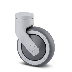 Koło samonastawne średnica kabla 125mm Tente 100kg wysokość całkowita 161mm