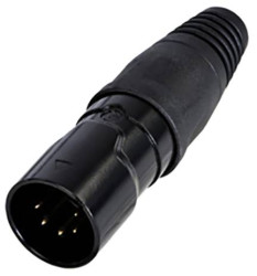 Rean AV RCX5M-Z-002-1 Złącze męskie XLR złącze męskie proste Ilość styków: 5 1 szt.