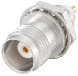 Złącze koncentryczne Montaż na panelu Żeński 50Ω typ złącza Złącze TNC 0 to 10GHz Lutowane