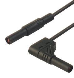 934078100, PVC, 16A, 1000V ac/dc, kolor: Czarny, dł. 250mm, -15 → +70°C, Hirschmann Test & Measurement