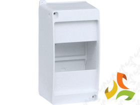 Obudowa natynkowa 81,5x163,5x71 mm bez drzwi 4M IP30 IC2 VD104NE HAGER