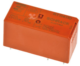 Przekaźnik mocy 110 V dc SPDT TE Connectivity 12 A 250 mW Do montażu na płytce drukowanej 28.8 kΩ Lutowie