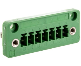 Wtyk pinowy 7P raster 3,81mm zielony DFK-MC 1,5/ 7-GF-3,81 1829390 /50szt./