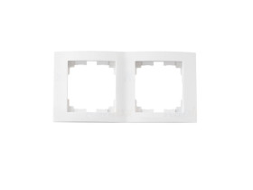 LOGI Ramka 2 podwójna pionowa 02-1520-002 biała 25122 KANLUX
