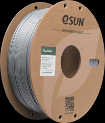 PLA-BASIC175S1P1 Filament, PLA-Basic, 1,75 mm, silver, 1 kg