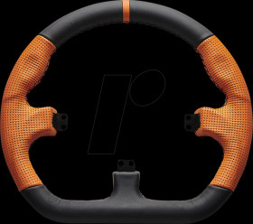 40-035-0035013 Asetek GT Rim, closed D, leather, orange
