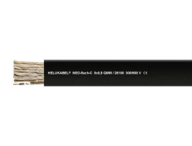Helukabel 28100-100 Kabel płaski, taśmowy, 8 G 1.5 mm², 100 m