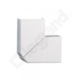 Kąt płaski regulowany 40x12,5 biały DLP 033316