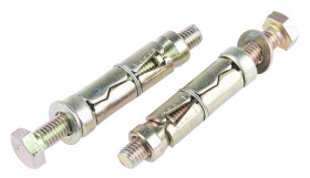 Kołek luźny zakotwiczony w osłonie dł 50mm M8 Stal wysokowęglowa Ø 14mm RS PRO Kotwa do betonu