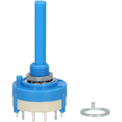 Taiwan Alpha SR2612F011238F5BD8NL Rotary Switch Break Before Make 1 Pole 12W PCB