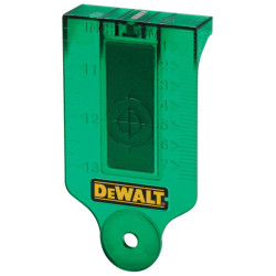 DEWALT DE0730G Green Laser Target Card