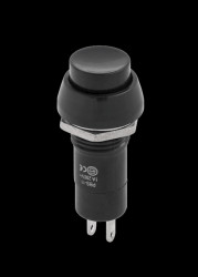 Przełącznik przyciskany PBS11A okrągły czarny