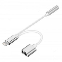 ADAPTER 3,5MM - LIGHTNING/LIGHTNING
