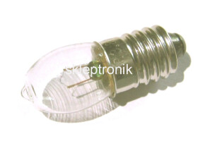 Żarówka E10 2,5V 0,7A krypton