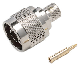 Złącze koncentryczne Męski typ złącza Złącze N Połączenie zagniatane