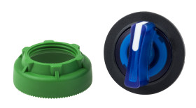 Głowice przełączników wyboru 3-pozycyjny wycięcie: 30mm Sprężyna powrotna od prawej strony do środka IP66, IP67,