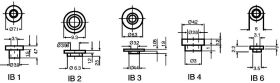 Fischer Elektronik IB 1 Gniazdo izolacyjne 1 szt. Średnica zewnętrzna: 3.9 mm, 7.1 mm Średnica wewnętrzna: 3.1 mm