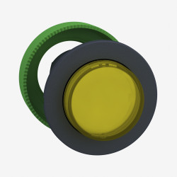 Przycisk, Ø 36.5mm, IP66, IP67, IP69K, kolor: Żółty, Schneider Electric, ZB5