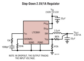 1A, 4MHz, Synchronous Step-Down DC/DC Converter
