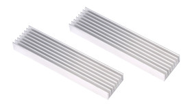 Opencircuit Aluminum heatsink 100x20x6mm - 2 pieces
