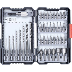 kwb 108910 Drill Bit set 39-piece versatile Bits with quick-change holder