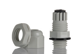 Dławnica kablowa gwint M12 Nylon 66 min. średnica kabla 3mm max. średnica kabla 6.5mm 85°C IP68