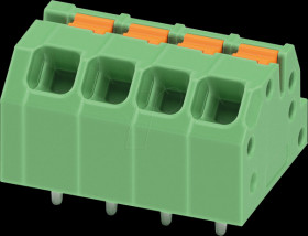 1861959 PCB terminal block, 4-pole, RM: 3.5 mm, 0.2 - 1.5 mm²