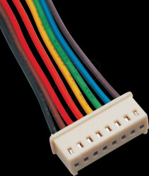 072512-O PCB socket, 3-pol, with AWG 24, 25cm