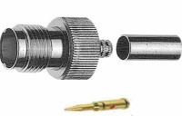 GTNC-RP-RG58A Gniazdo TNC RP (revers) zaciskane na kabel RG58 (Amphenol)