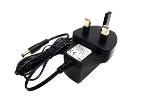 Adapter AC/DC Uwy 9V Iwy 830mA Wtyk DC 2,1 x 5,5 mm 7.5W, typ wtyczki: UK