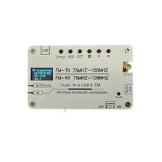 Wielofunkcyjny stereofoniczny nadajnik FM 76MHz-108MHz Zakres częstotliwości Odbiornik audio Bluetooth Bateria litowa Wejście AU