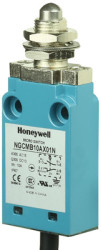 Switch, 3 pole, 2 Form A (N/O) + 1 Form B (N/C), pin plunger, stranded wires, IP67, NGCMB10AX01M