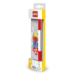 LEGO Red Gel Pen with Minifigure