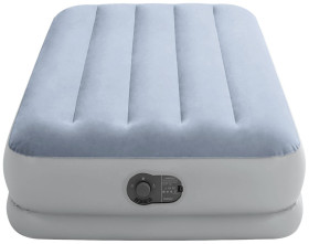 Intex 64157 TWIN DURA-BEAM COMFORT AIRBED Łóżko powietrzne (D x S x W) 191 x 99 x 36 cm niebiesko-szary