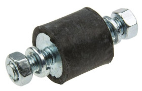 Podstawka antywibracyjna M5 średnica 16mm Cylinder męski-męski