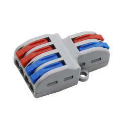 Szybkozłączka 2/4 rozgałęź SPL-42 zacisk złączk elektryczna