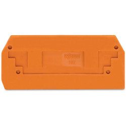WAGO 282-328 2.5mm End and Intermediate Plate Orange