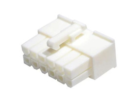 Obudowa złącza zagniatanego 12-pinowe 2-rzędowe raster: 4.2mm Molex Żeński Montaż na kablu Mini-Fit Zaciski zagniatane