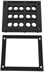 TRU COMPONENTS TC-11992600 Listwa przepustów kablowych TC-KDL 3/15, (D x S x W) 146 x 122 x 10 mm, PA, 1 szt.