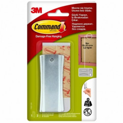 Haczyk do wieszania obrazów / ramek metalowy srebrny 2,2kg 3M COMMAND