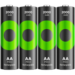 GP RCP200AA167C4 ReCyko Pro AA Rechargeable NiMH Battery 2000mAh 4pieces