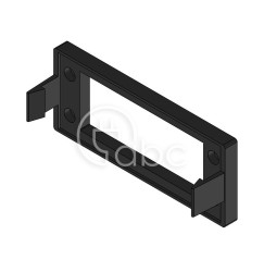Rama montażowa zatrzaskowa KEL-SNAP 24, czarna, 42042