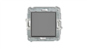 Icon Mechanizm Łącznika Zwierny Dzwonek Szary Mat 27Iwp-4