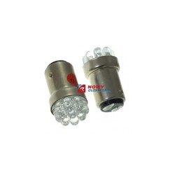 Żarówka LED9 samoch.BA15d czerw 12V G18.5-9LED/1157