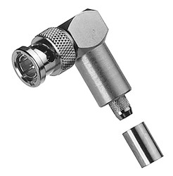 Złącze koncentryczne Montaż na kablu Męski 50Ω typ złącza Złącze BNC 0 to 4GHz Połączenie zagniatane typ kabla RG58 C/U