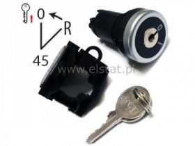 Przełącznik kluczyk chwilowy, 2-położeniowy